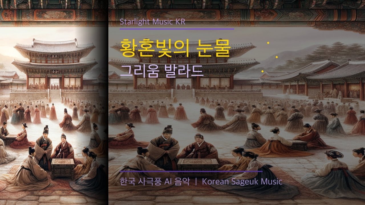 🌙 별빛음악 ｜ 황혼빛의 눈물 - 그리움 발라드 #playlist