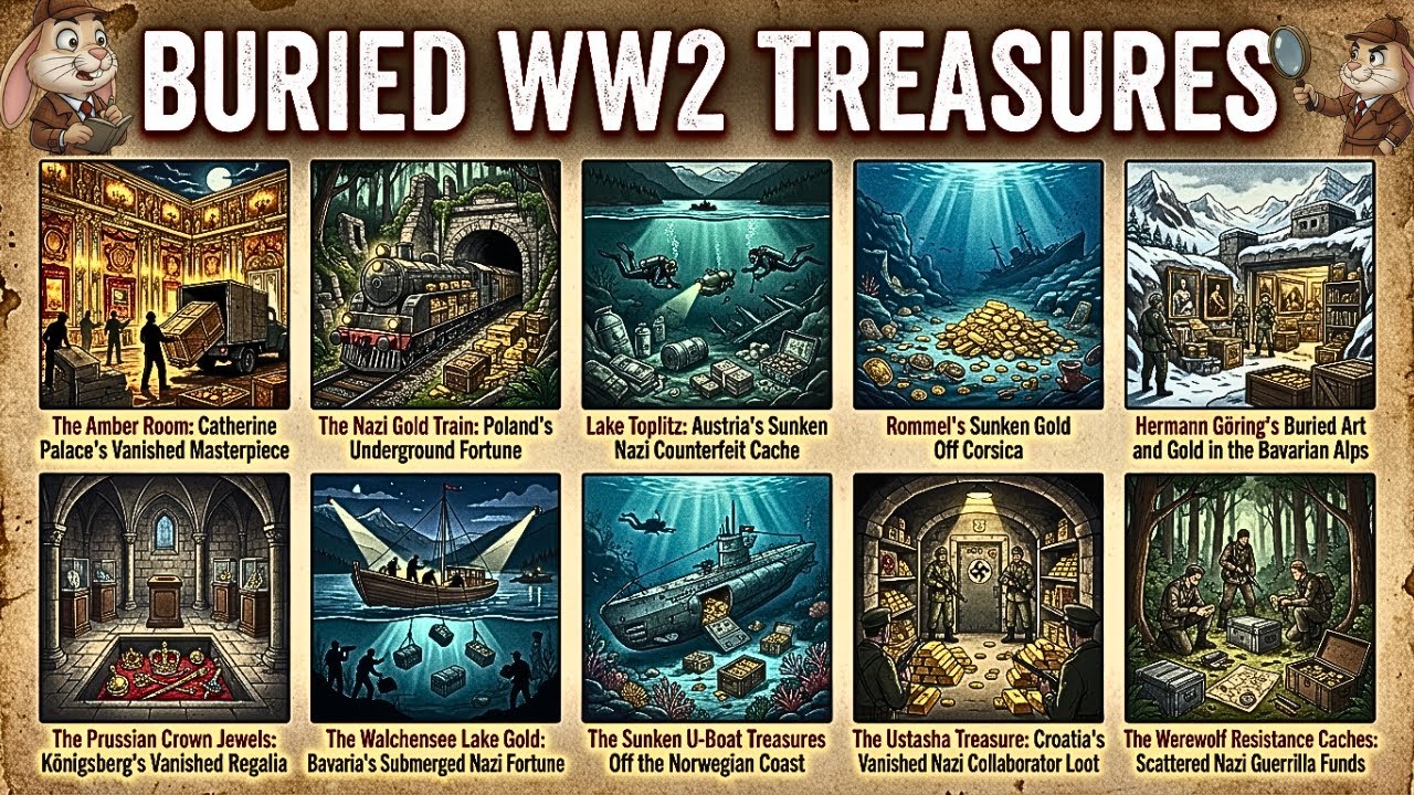 10 HIDDEN WW2 Treasures Still Buried In Europe