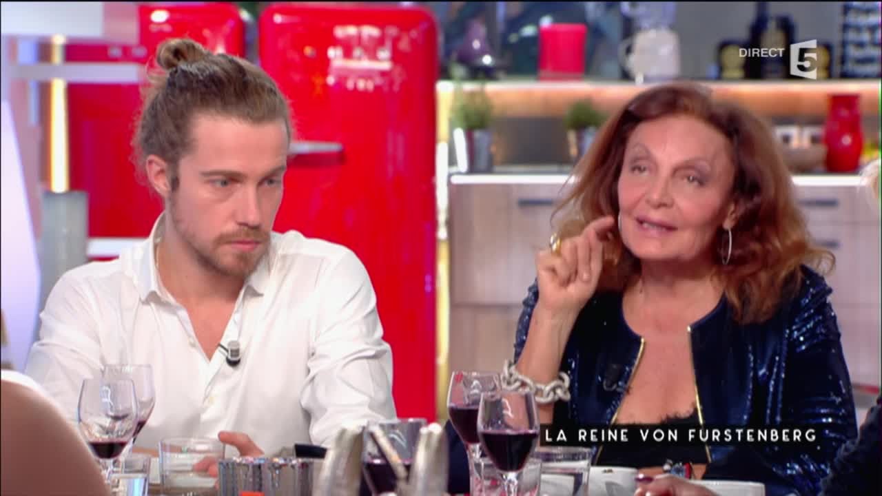 La reine Von Furstenberg - C à vous - 18/10/2016