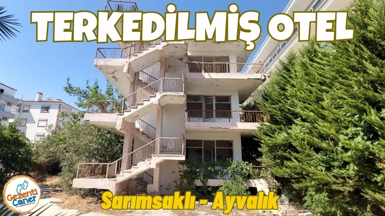 Ayvalık Sarımsaklı'da Terkedilmiş Otel'i Gezdim | 35 Yıl Önce Terkedilmiş...