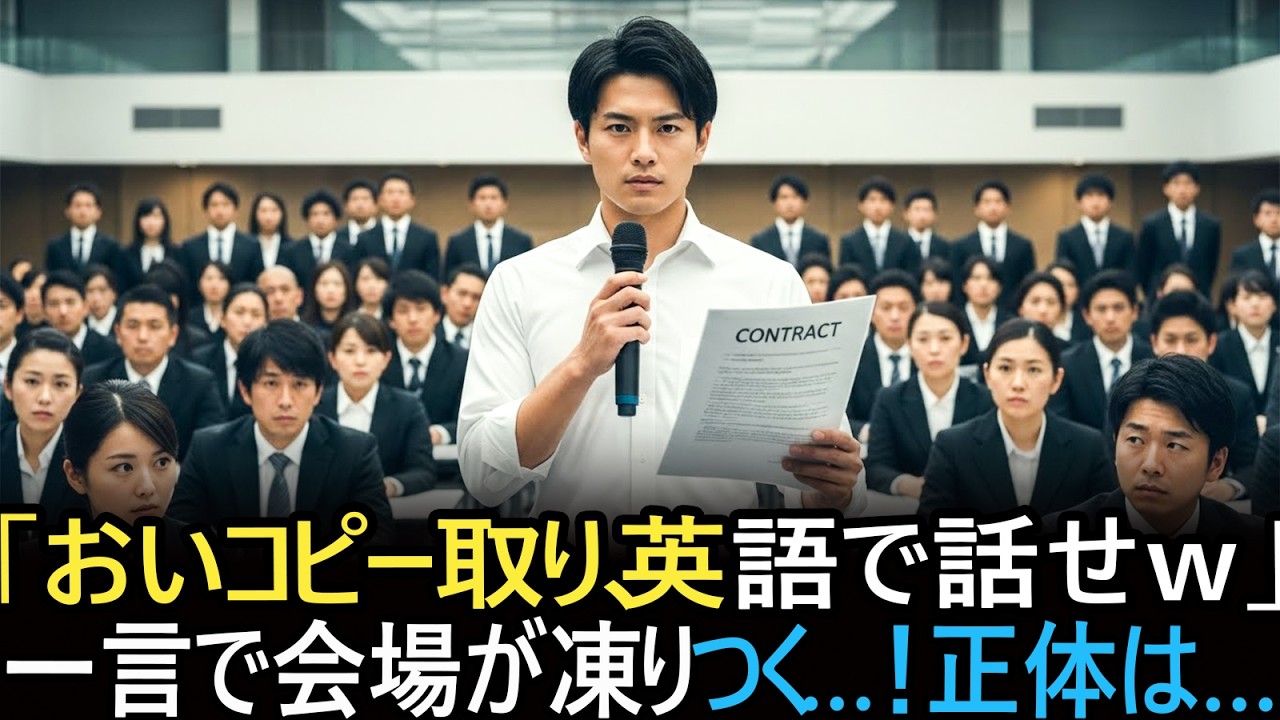 「おいコピー取り、客の前で英語で挨拶してみろよｗ」派遣を嘲笑う課長。だが、彼が怒らせたのは本物の『伝説』だった…。