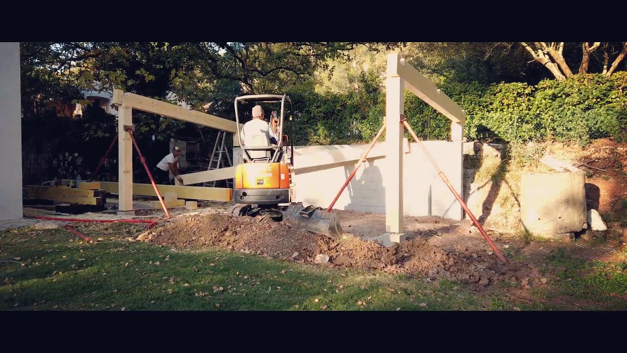 construction d'un pool house