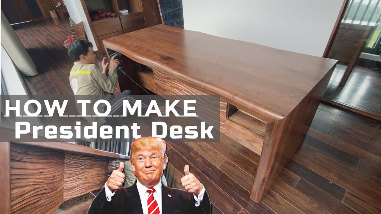How to Make President Desk/  Woodworking DIY