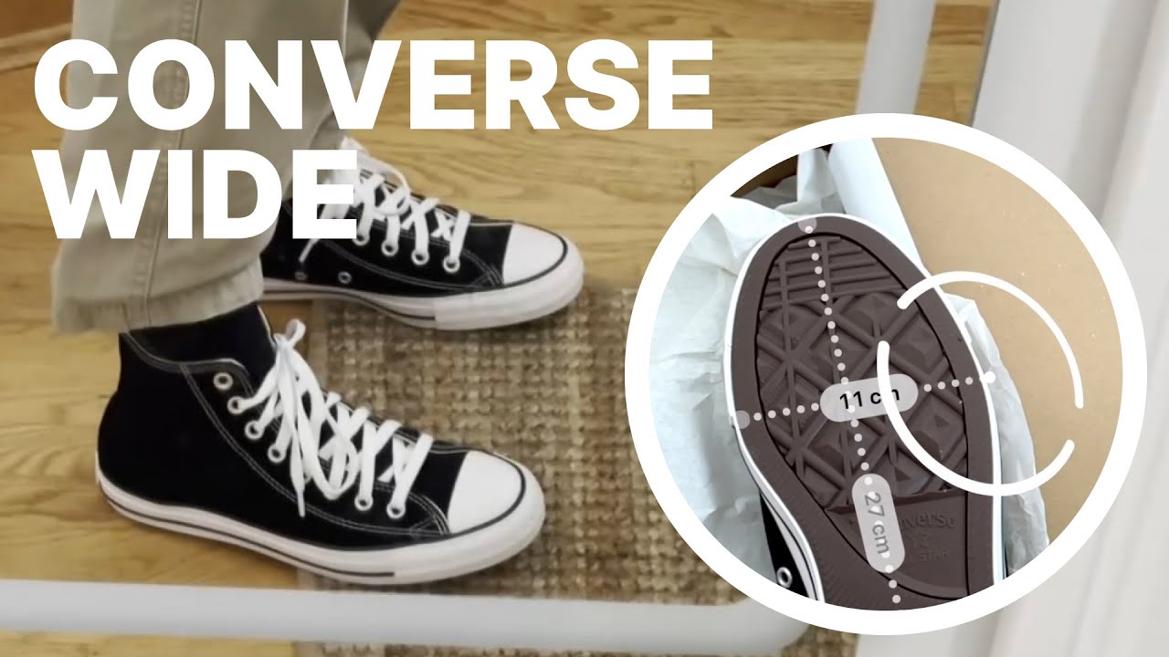 Размеры Converse Wide