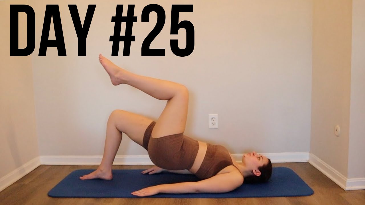 Day #25 30 Min Daily Pilates 30 Day Workout Challenge At Home No Equipment