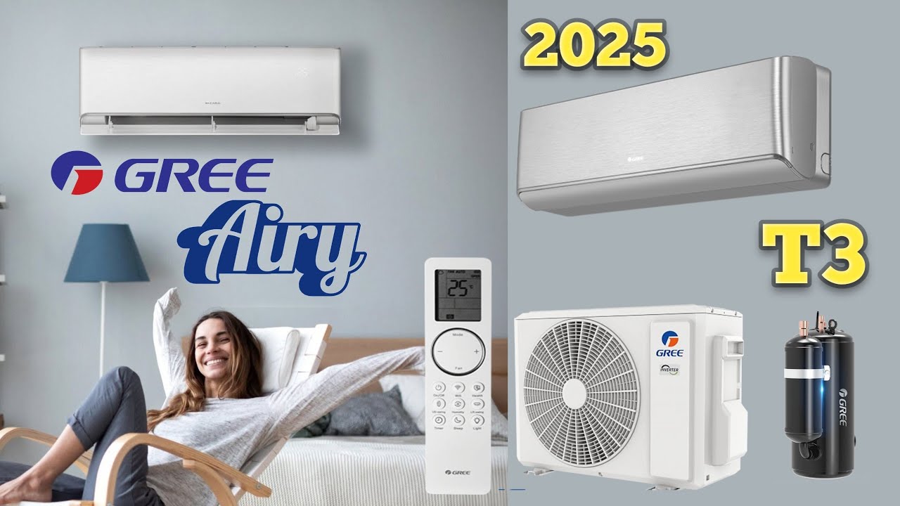 Gree Airy T3 Inverter 2025 |Gree T3 | G-Boost Real T3 Inverter Gree | Latest Gree 2025 Model