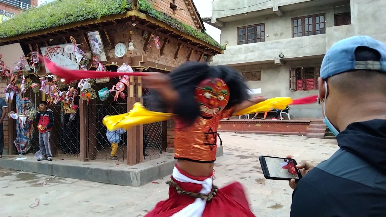 This year lakhe of manamaiju Kathmandu Nepal