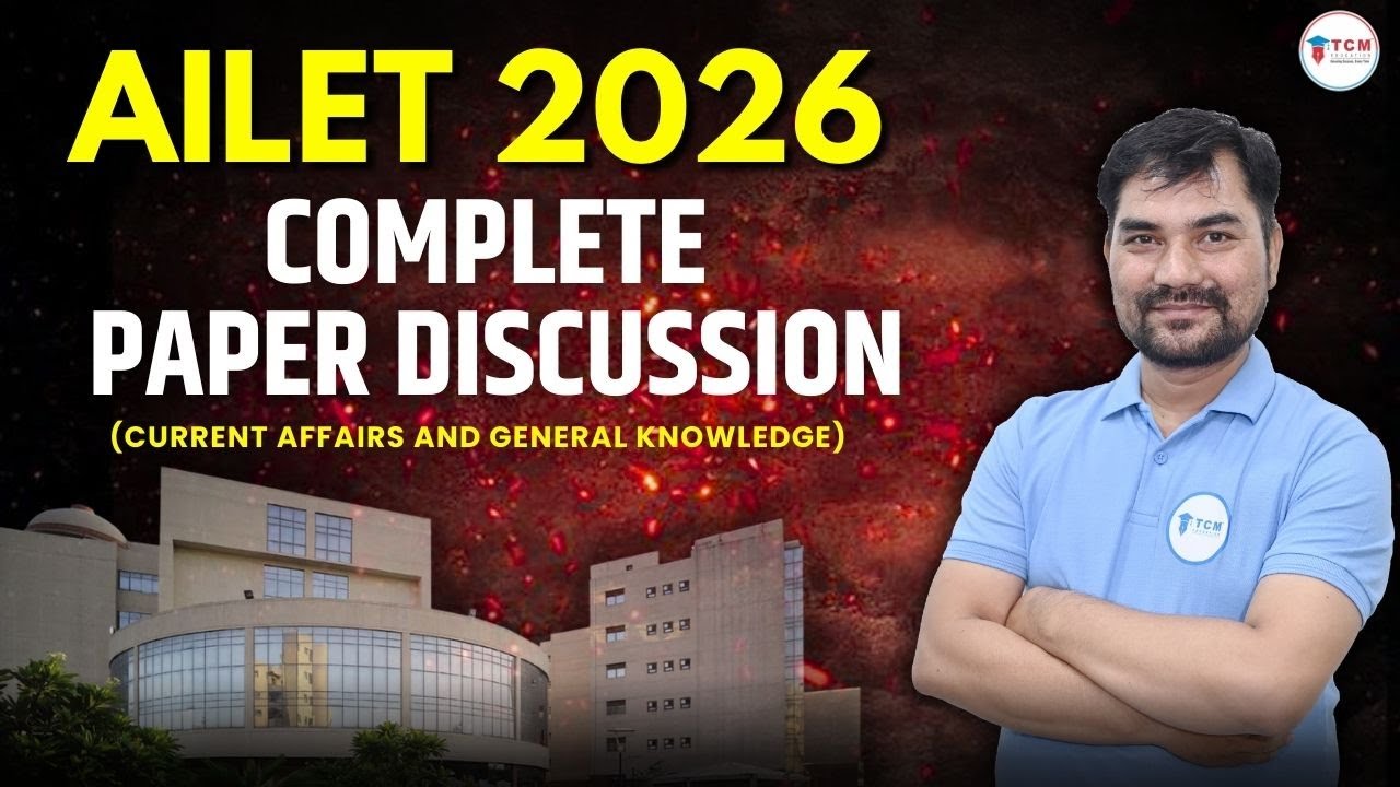 AILET 2026 Complete Paper Discussion | Current Affairs & GK Analysis | Expected Cut-Off  #ailet2026