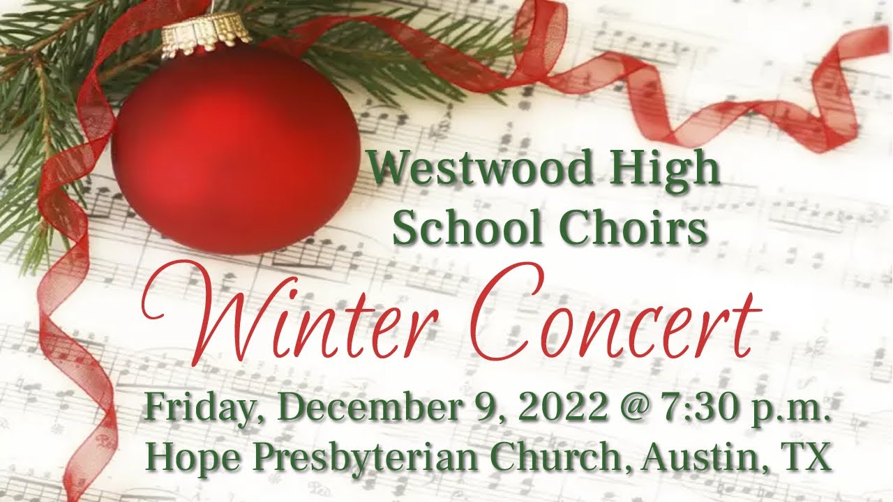 Westwood HS Choirs Winter Concert