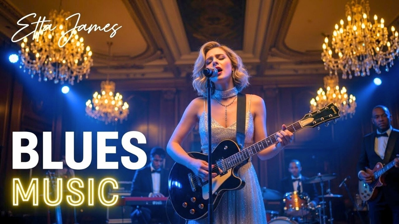 Relaxing Classic Blues Music with Etta James Soul Feel