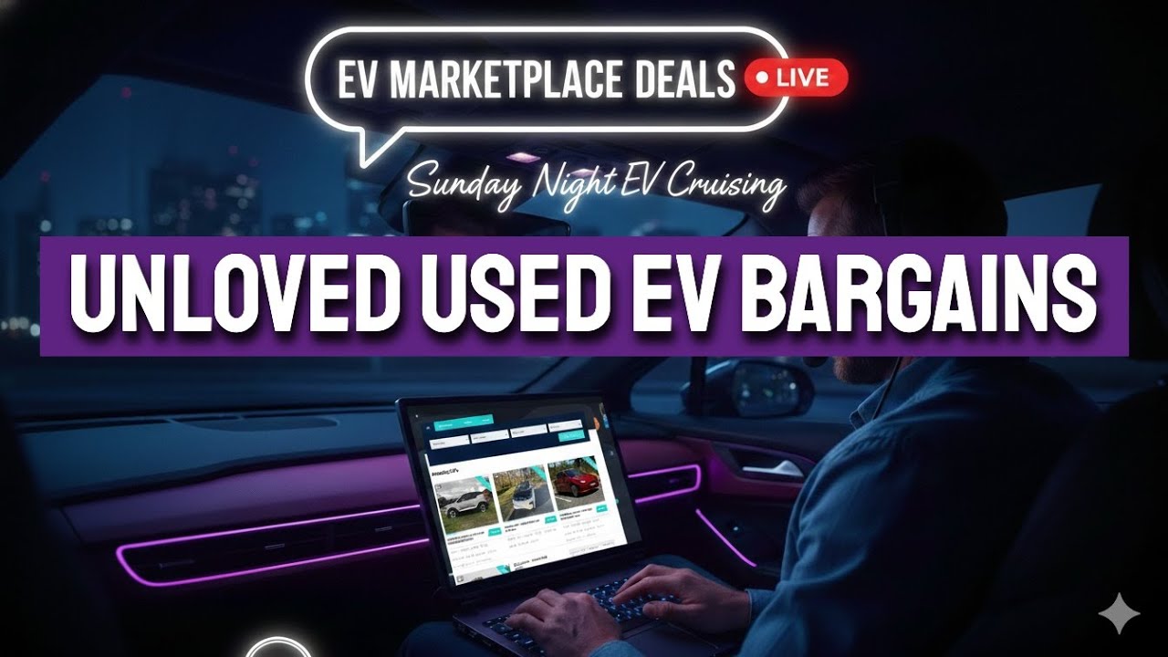 LIVE  🟣 Sunday Night, (Used) EV Cruising ⚡️ Australia - Unloved used EV's