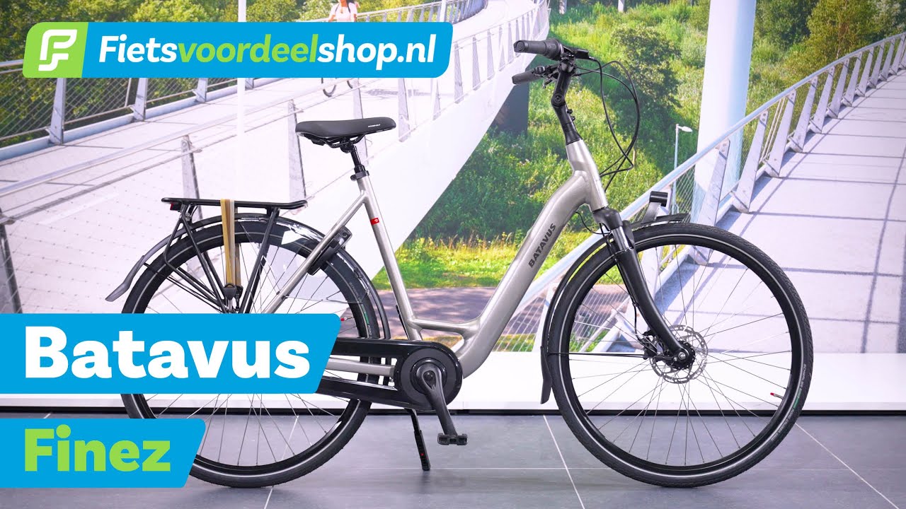 Batavus Finez - Elegante Stadsfiets met Comfortabele vering