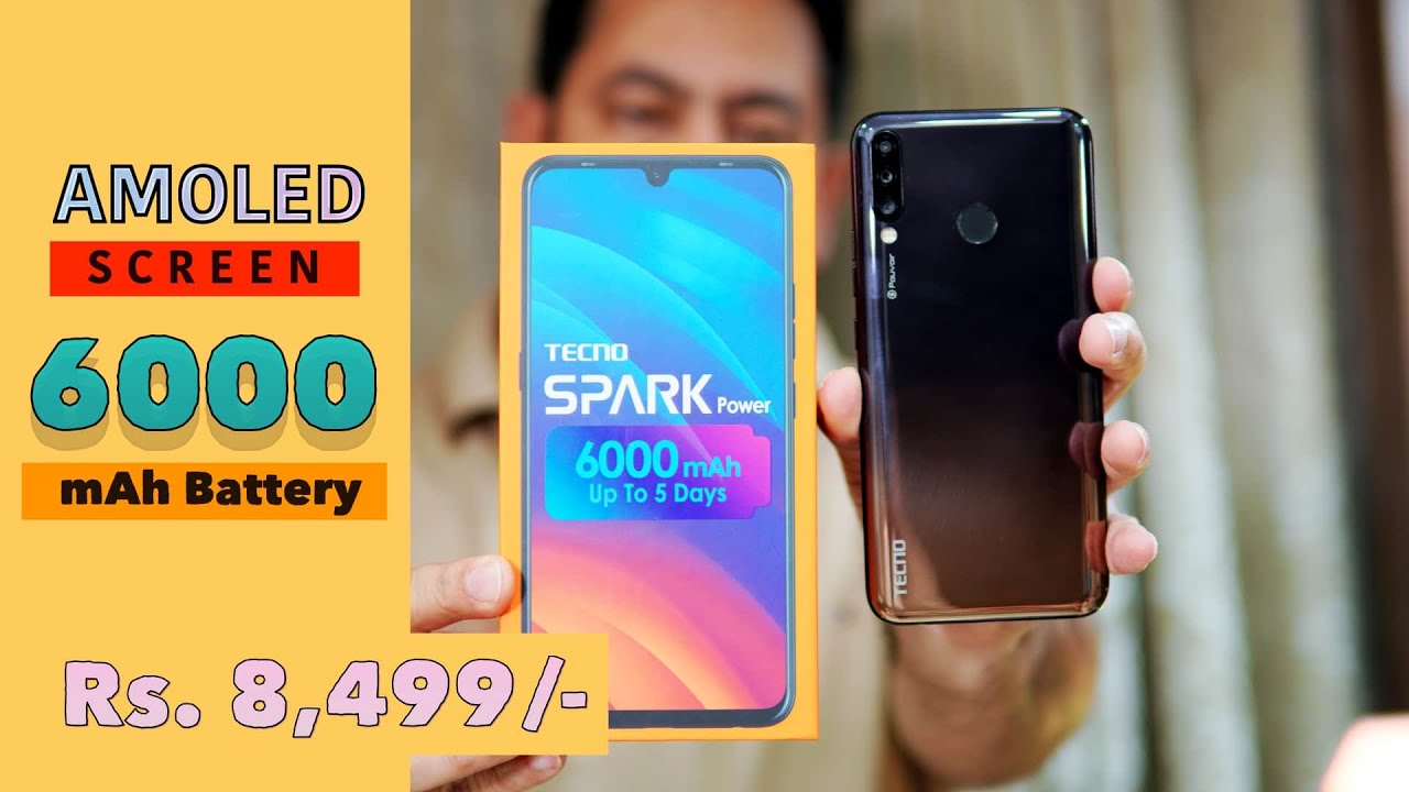 Tecno Spark Power Review - 6000 mAh battery, AMOLED screen worth it?