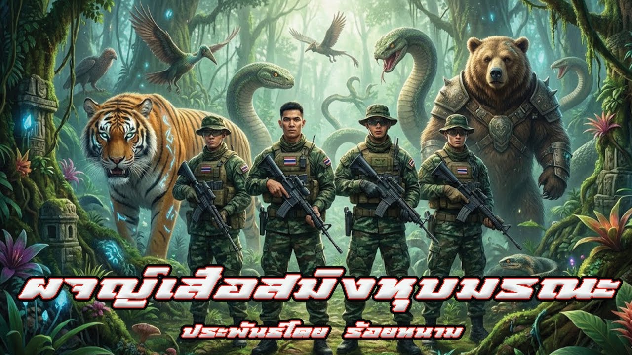 ผจญ์เสือสมิงหุบมรณะ ประพันธ์โดย ร้อยหนาม