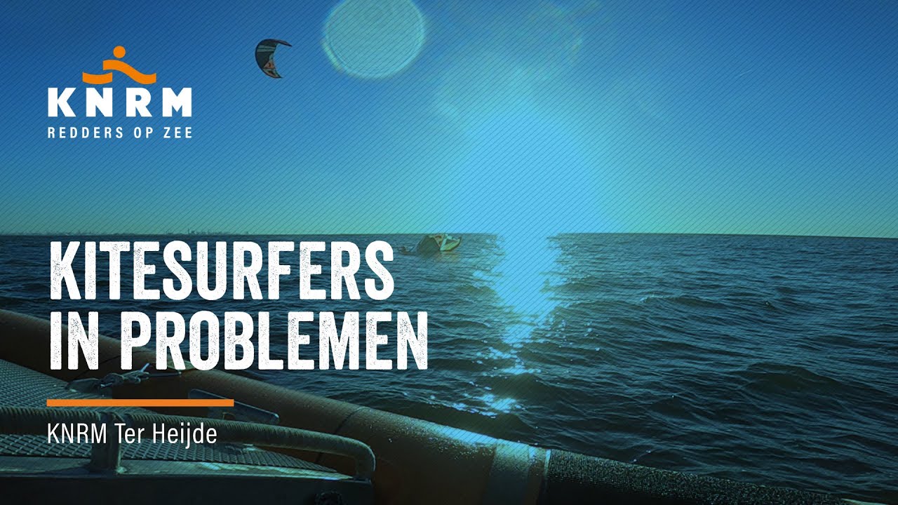 KNRM inzet voor meerdere kitesurfers in de problemen.