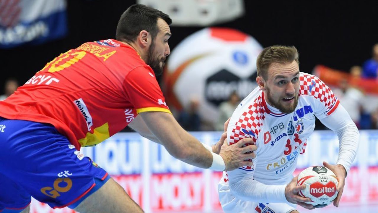 Spain - Croatia. Handball World Men's Championship 2019