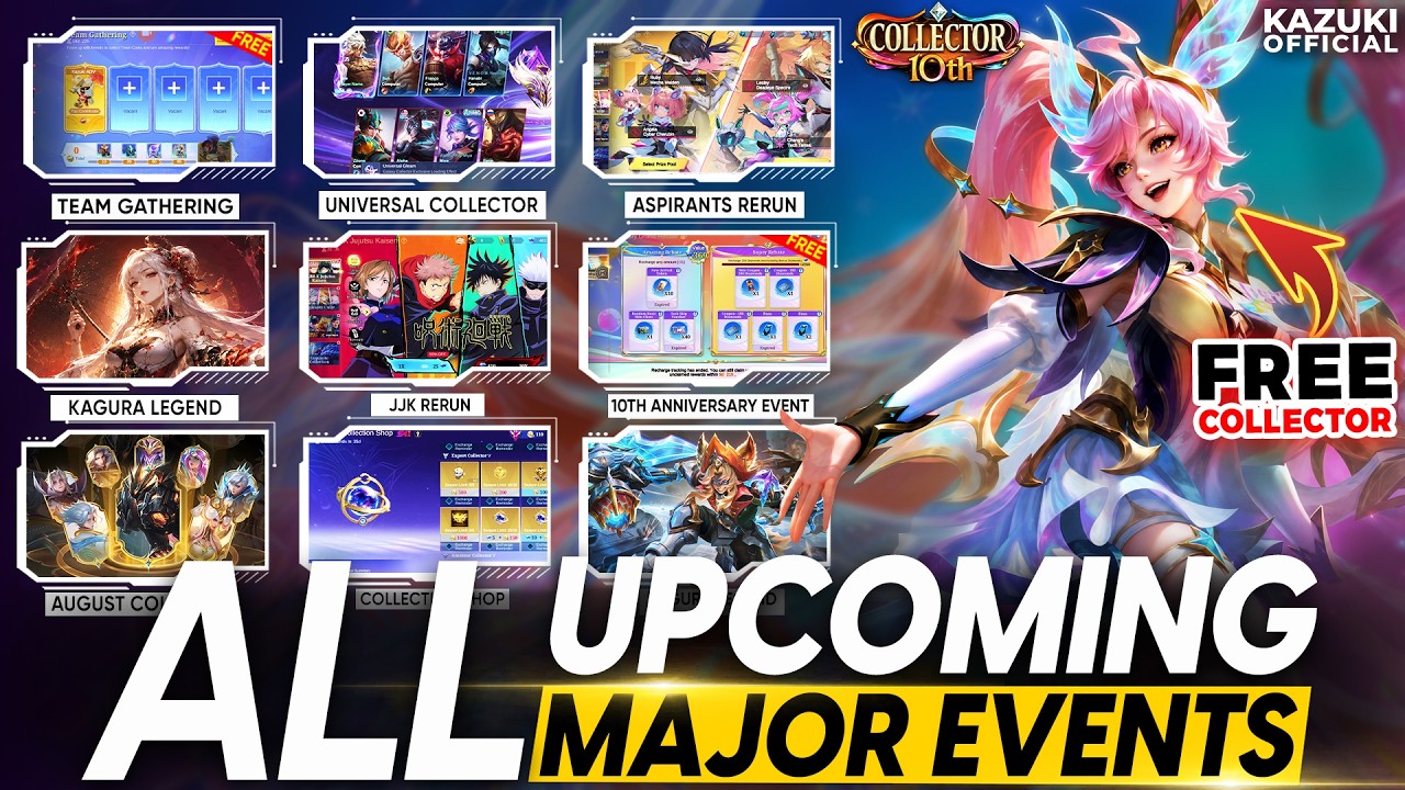 EVERY MAJOR MLBB EVENT COMING IN AUGUST 2026 | KAGURA LEGEND | LAYLA COL., JJK & RESALE & MANY MORE