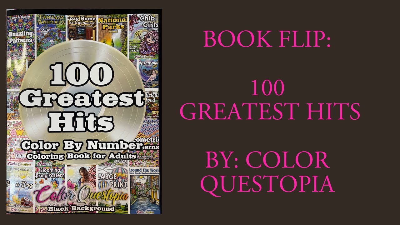 Book Flip. 100 Greatest Hits. By Color Questopia
