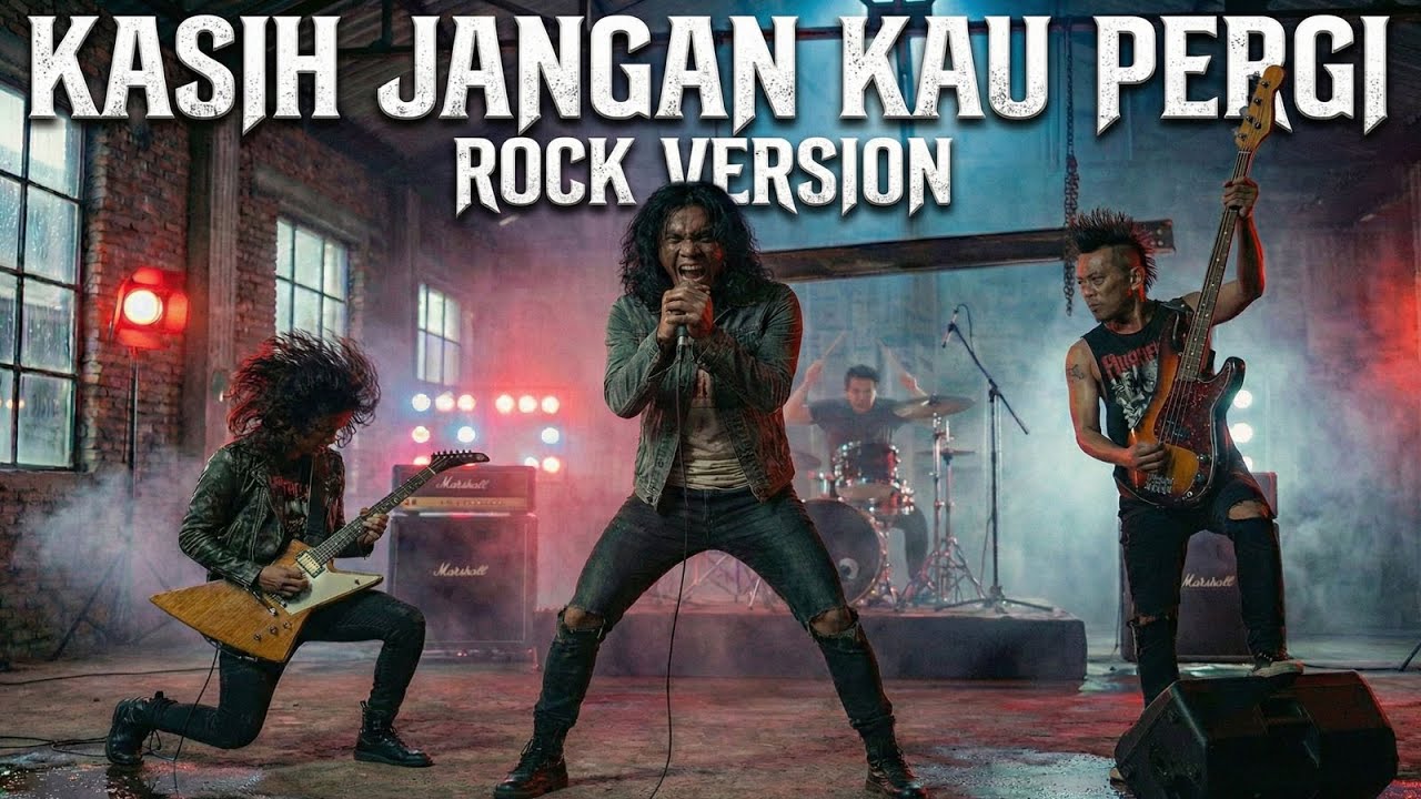 Kasih Jangan Kau Pergi - Bunga | Rock Version (Cover by NostaRock Vers)