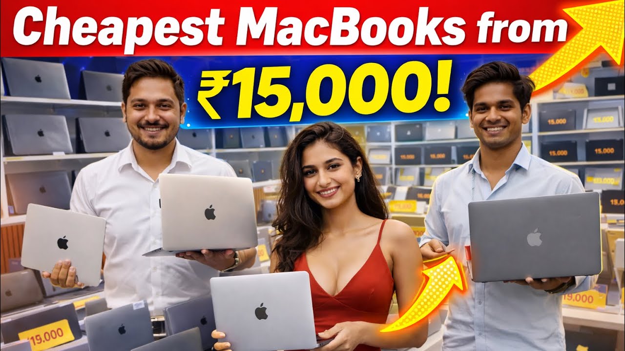 ₹15000 से Macbok | Second hand laptop | Cheapest laptop market in delhi | Used laptop