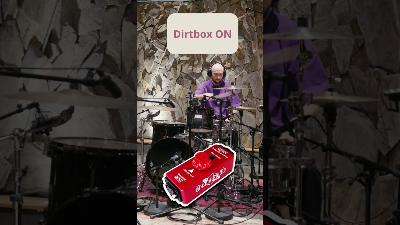 @DrAlienSmith #DirtBox distorsion on drums