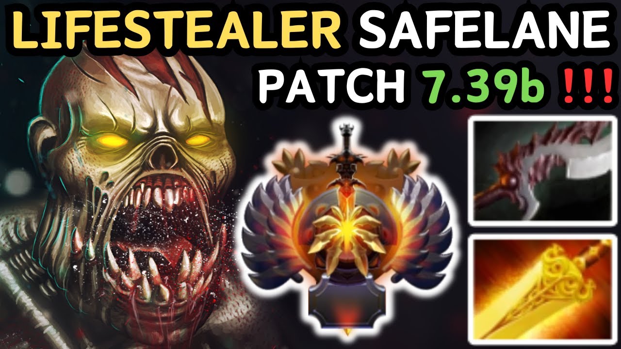 🔥 NEW PATCH 7.39b - IMMORTAL LIFESTEALER Hard Carry Gameplay 25 KILLS 🔥 - Dota 2