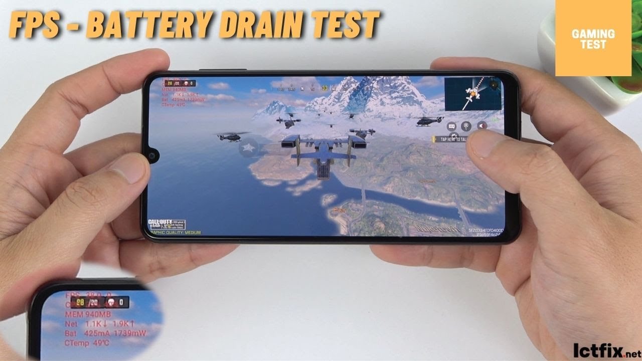 Samsung Galaxy A22 Call of Duty Gaming test CODM | MediaTek MT6769V, 90Hz Display