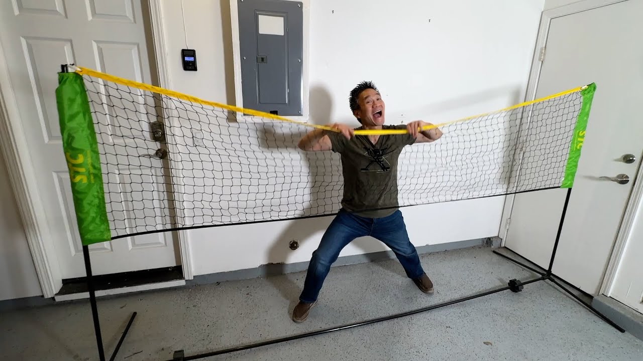 SETTING UP: Portable Badminton Net Stand!