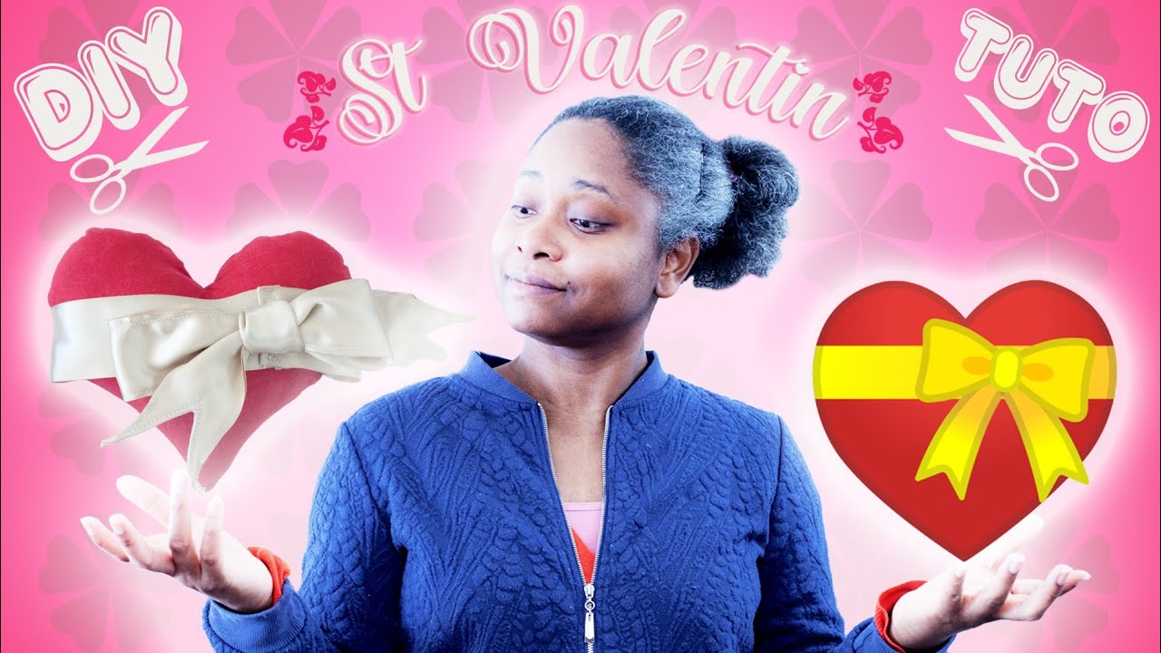 COMMENT COUDRE L'EMOJI COEUR RUBAN REMBOURRÉ - TUTO ST VALENTIN