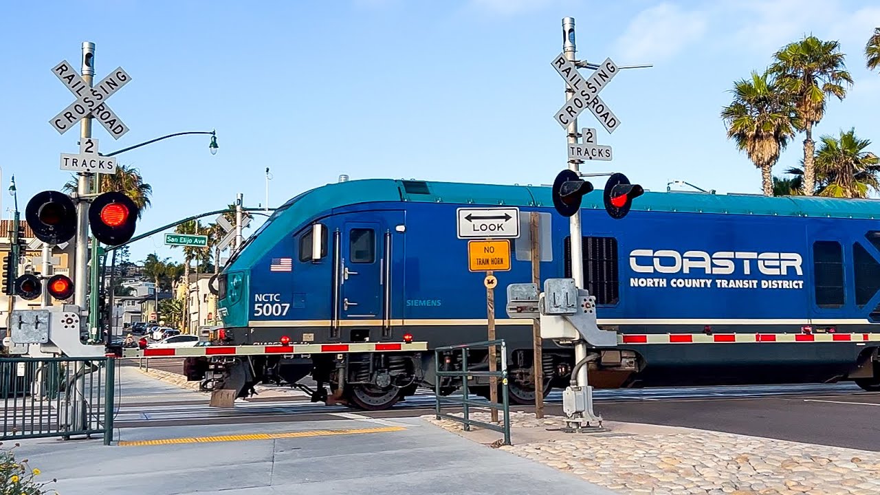 Southern California Railroad Crossings Compilation