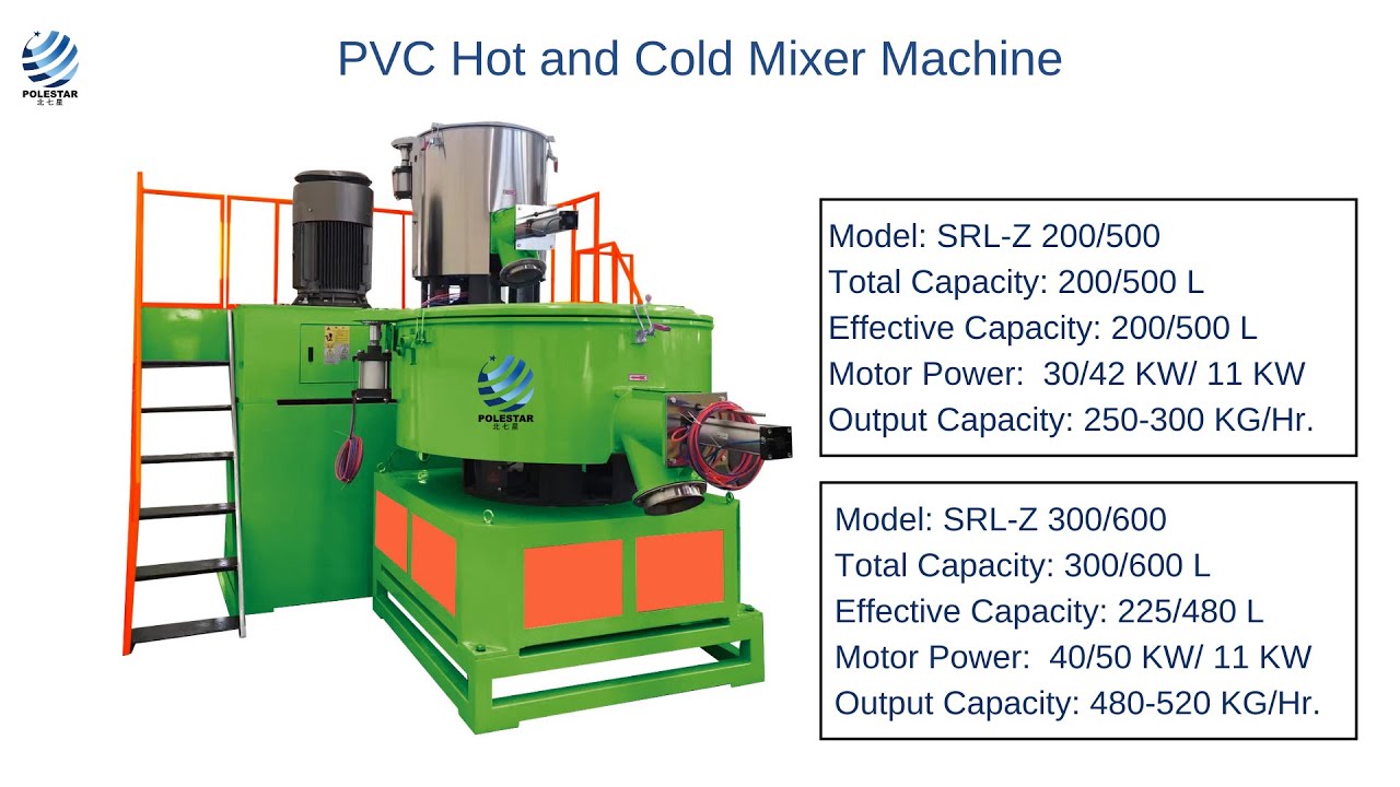 PVC hot and cold mixer unit/PVC mixer/High speed hot and cold PVC mixer