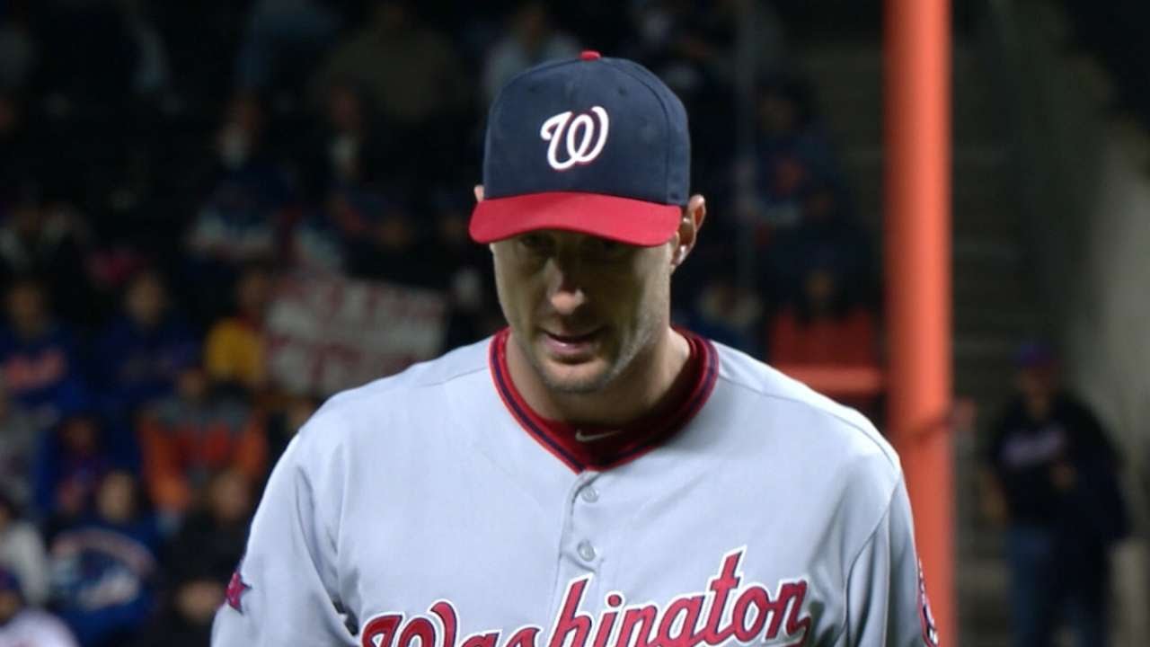 WSH@NYM: Scherzer strikes out career-high 17 batters