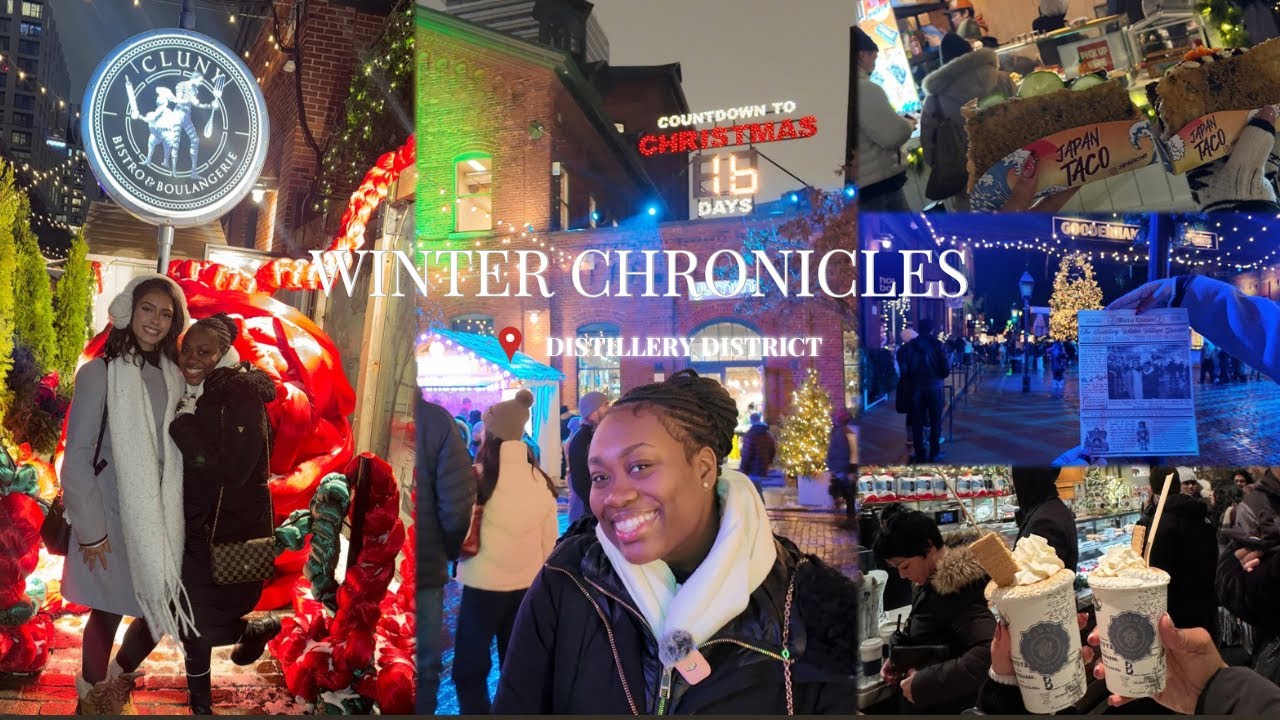 Let's go to the Distillery District 🧣❄️