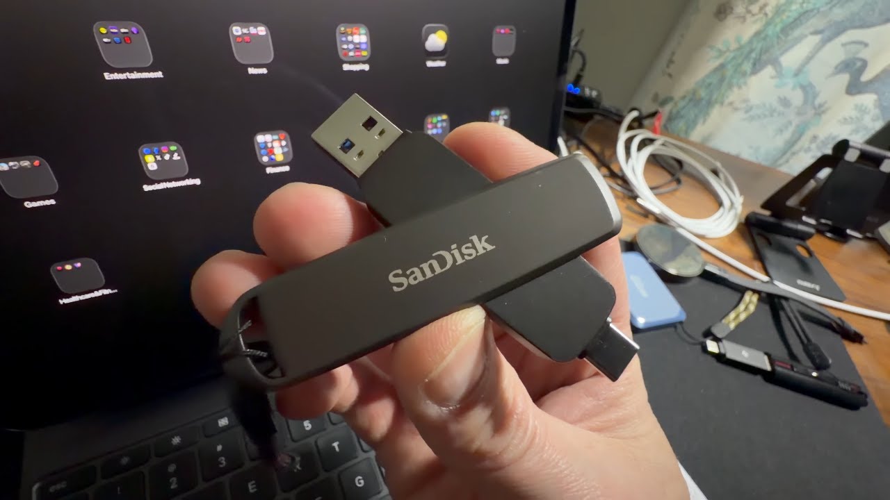 Как отформатировать USB-C накопитель на iPad