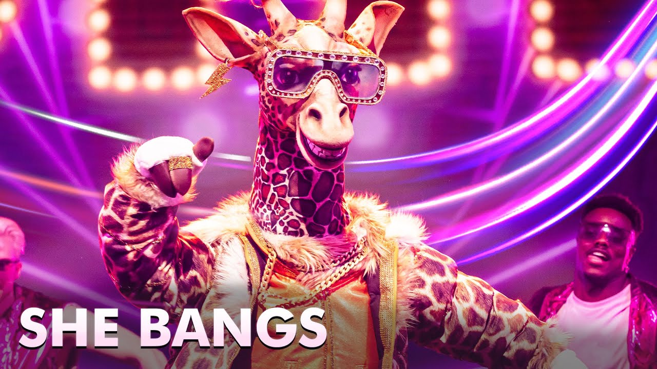 Giraf - ‘She Bangs’ | The Masked Singer | Seizoen 4 | VTM