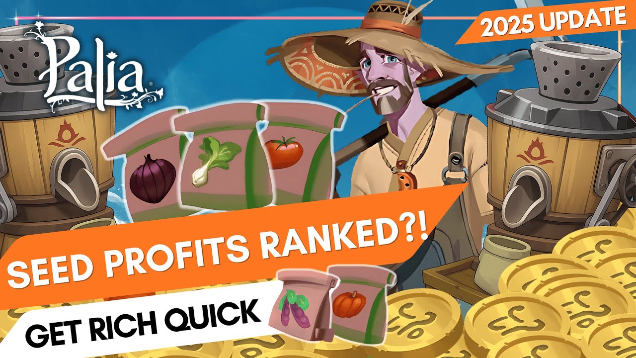 Ranking Every Crop in Palia by Seed Profit! 🌱 Best Seed Maker Crops Guide (Elderwood Update 2025)
