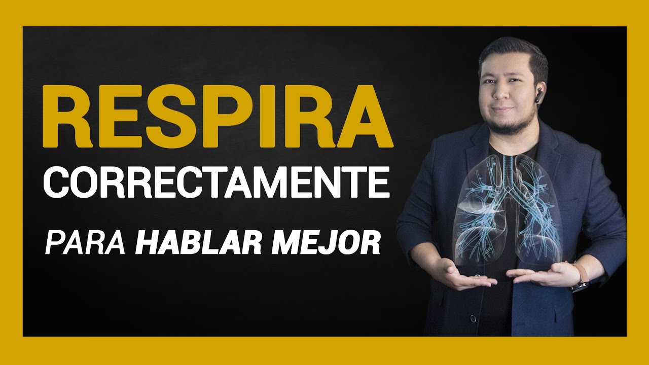 🔴 Cómo RESPIRAR correctamente al hablar en público. ✅ Técnicas de RESPIRACIÓN 🗣