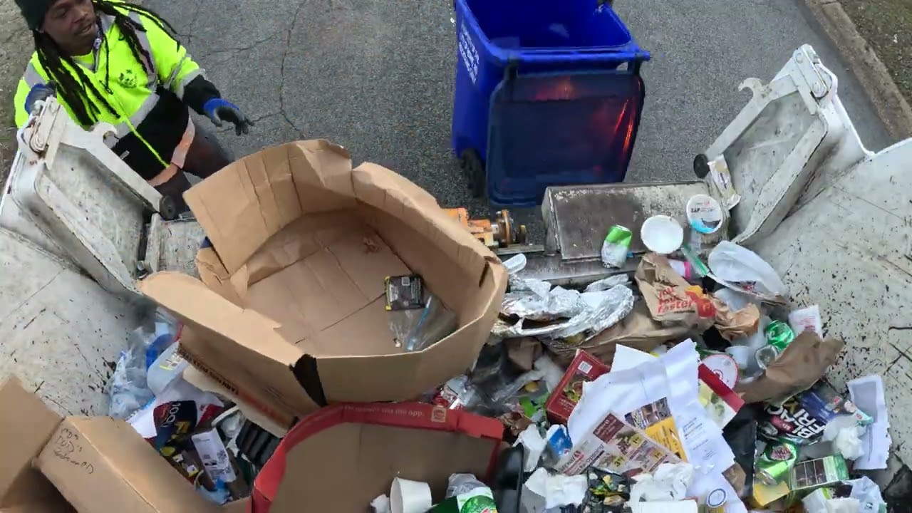 City of Bowie recycle pickup 2/7/2024