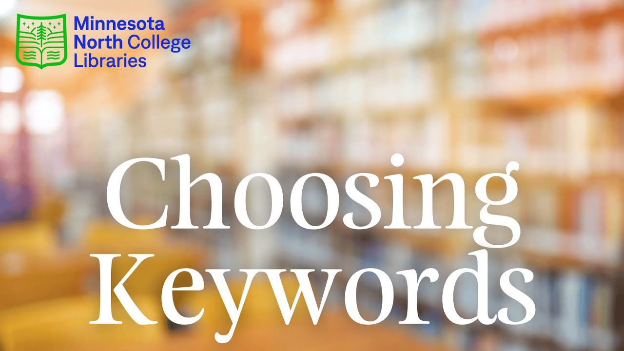 Choosing and Searching with Keywords