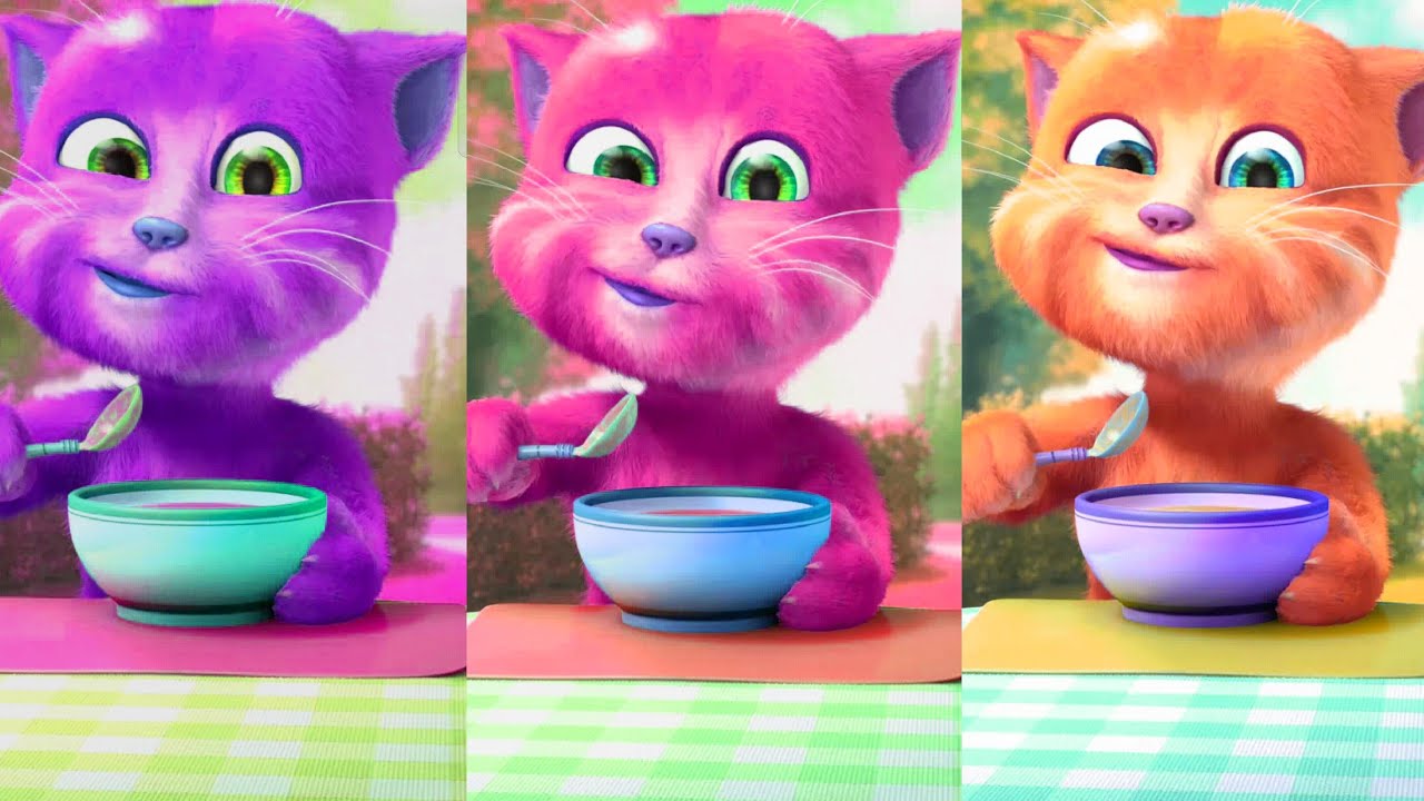 Talking Ginger Funny Cat Videos 🌶️🍠🧀🍇🍋🥑🍅🍆🍉🥐