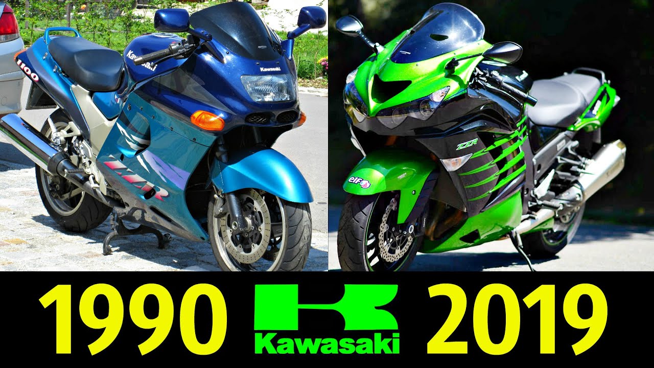 💚 Kawasaki ZX-14R (ZZR-1400) - Все Модели ГиперБайка 💪!