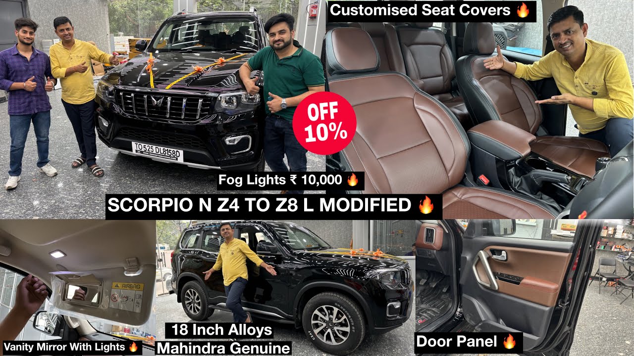 Scorpio N Z4 Modified To Z8✅Modified scorpio n✅Scorpio n accessorie✅scorpio n✅