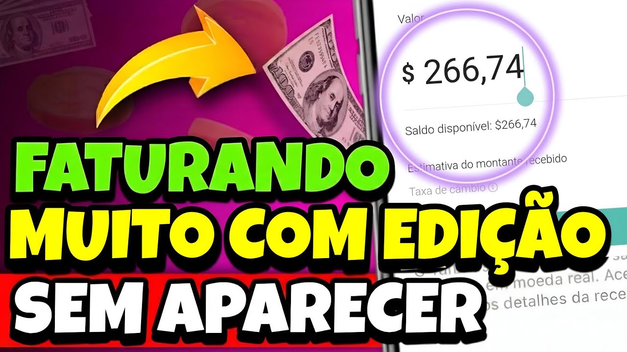 MONETIZE editando VÍDEOS e GANHE Dinheiro SEM APARECER pelo Celular em 2026