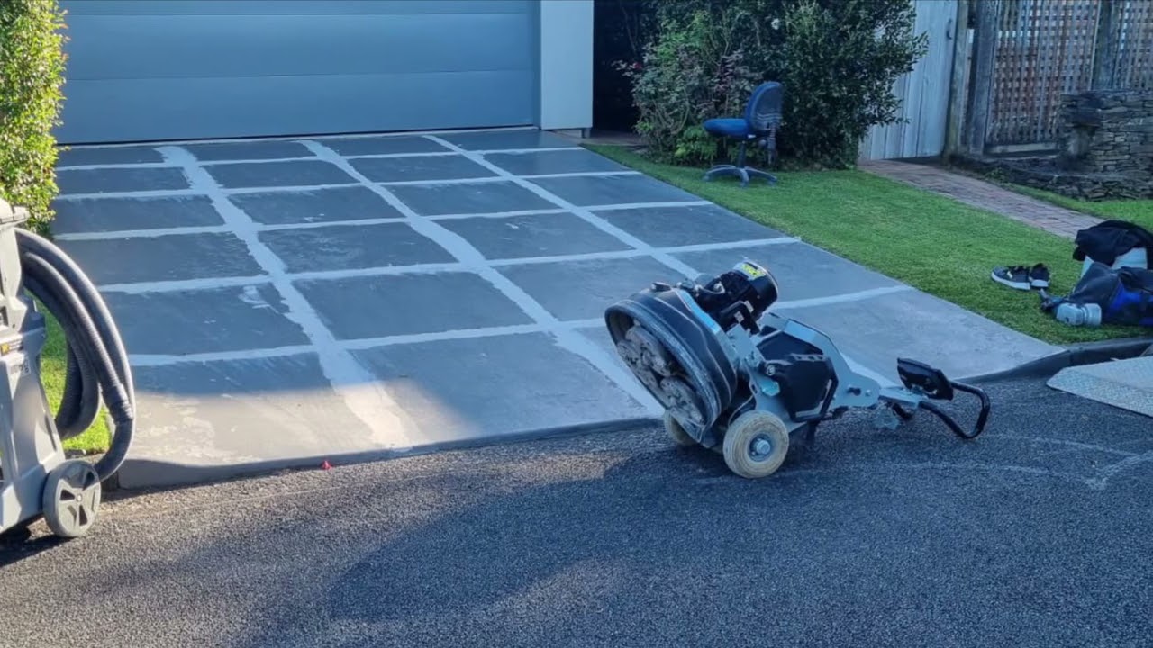 Driveway Revamp - Light Bush Hammer & Seal