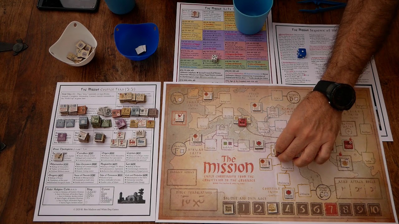 Setup & Turn 1- The Mission by White Dog Games