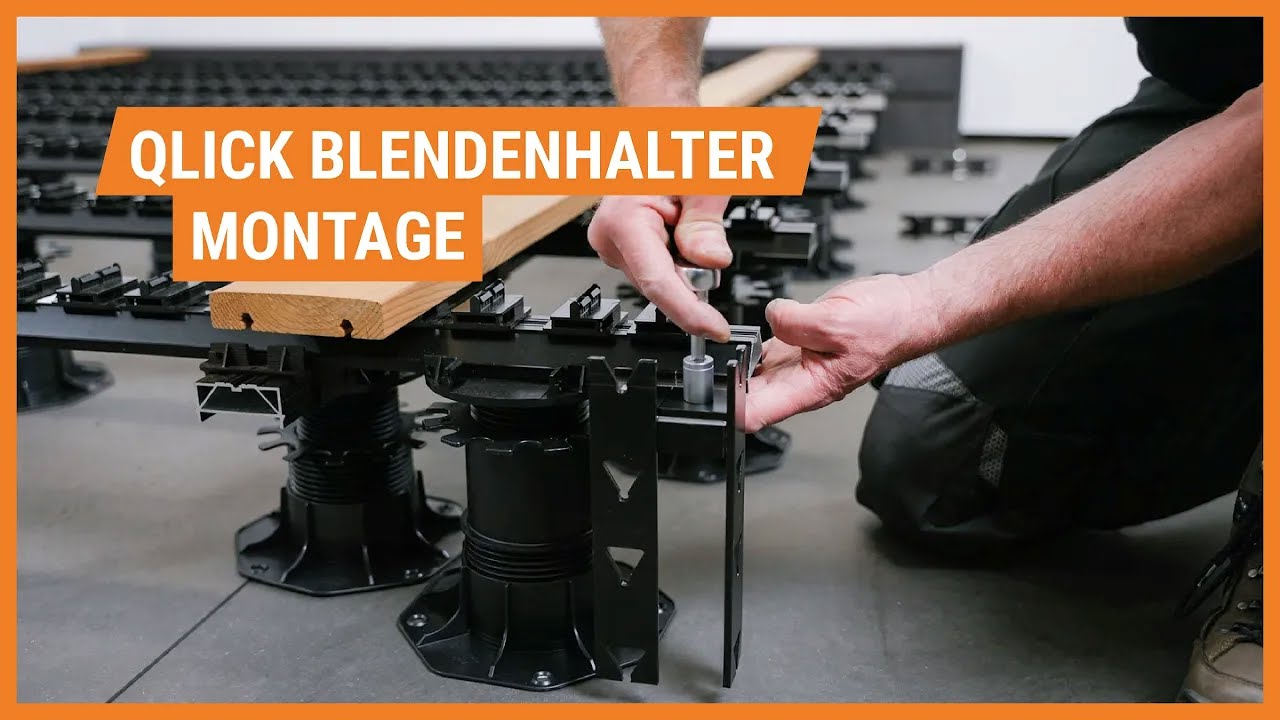 Verblendung von Terrassen mit unterseitig genuteten Dielen | Montage
