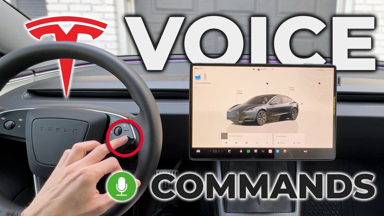 32+ голосовых команды Tesla, которые вы ОБЯЗАНЫ знать (модели S, 3, X, Y)