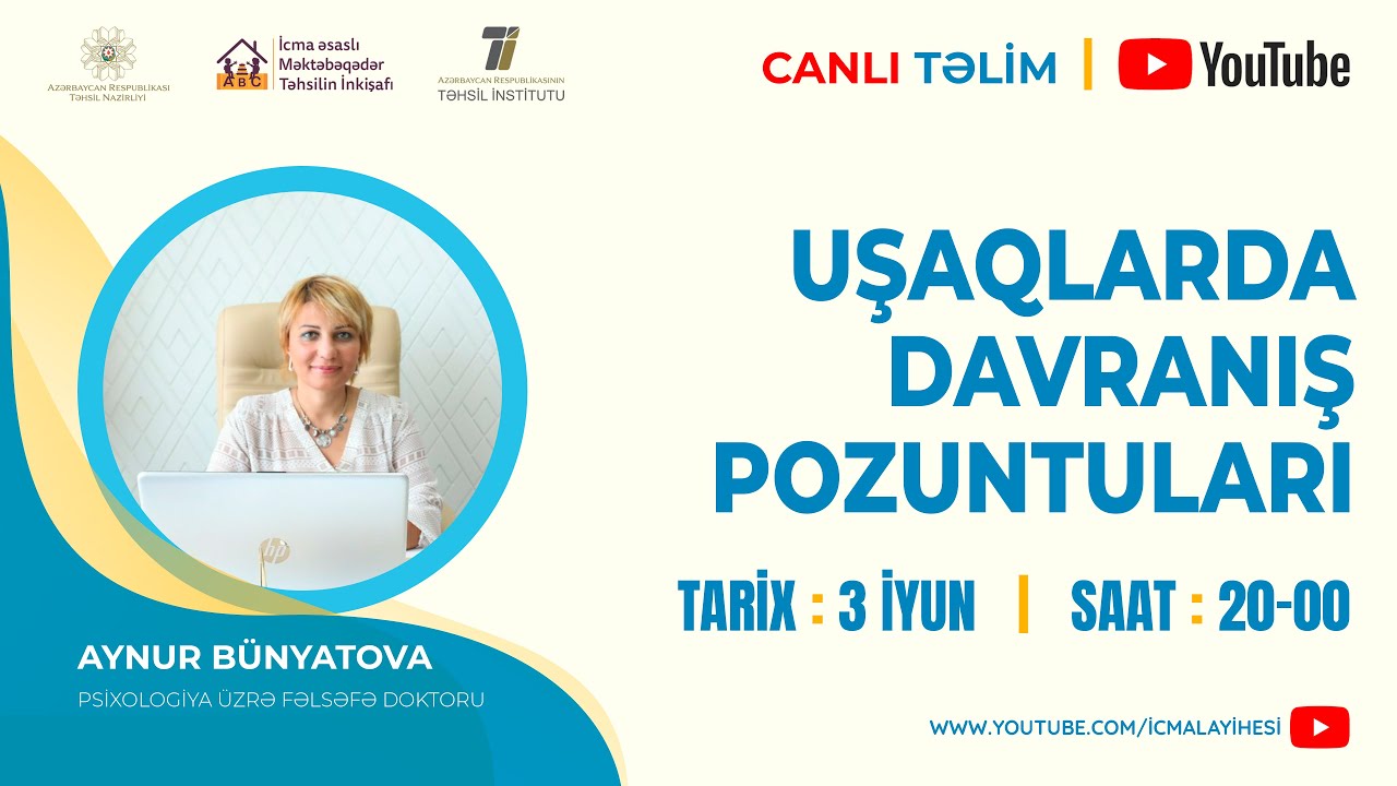 Canlı təlim | Uşaqlarda davranış pozuntuları