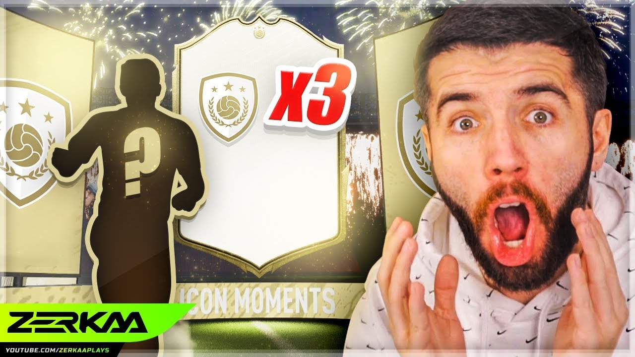 3 PRIME ICON MOMENTS IN 10 MINUTES! (FIFA 20 Pack Opening)