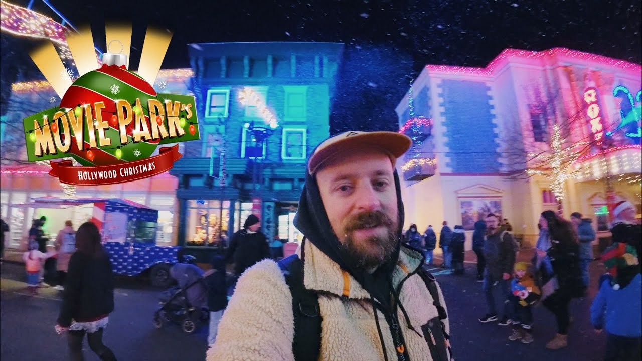 Weihnachten in den Film Studios 🎬 Movie Park's Hollywood Christmas wird auch immer schöner! (Vlog)